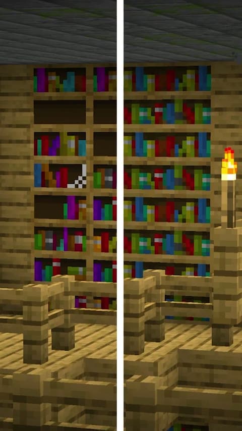 Better Bookshelves in Minecraft