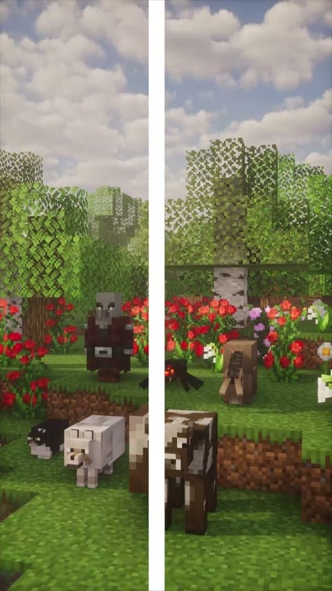 Fat Mobs in Minecraft