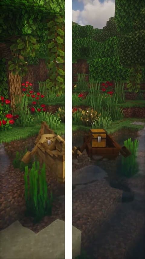 Canoe Boats in Minecraft