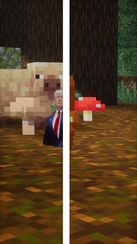 Trump Totem in Minecraft