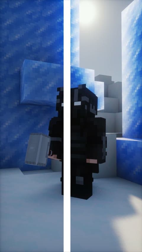 Mjölnir Mace in Minecraft