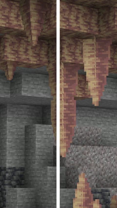 Dripstone 3D in Minecraft